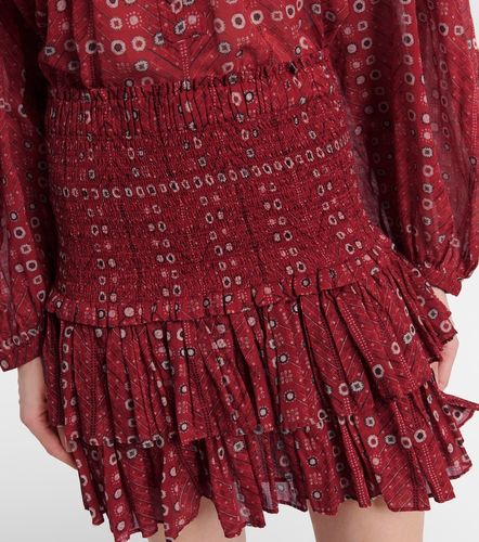 Minifalda Naomi de algodón estampada - Marant Etoile - Modalova