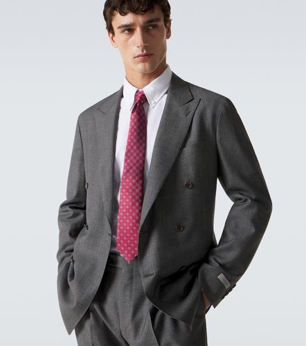 Canali Corbata de seda estampada - Canali - Modalova
