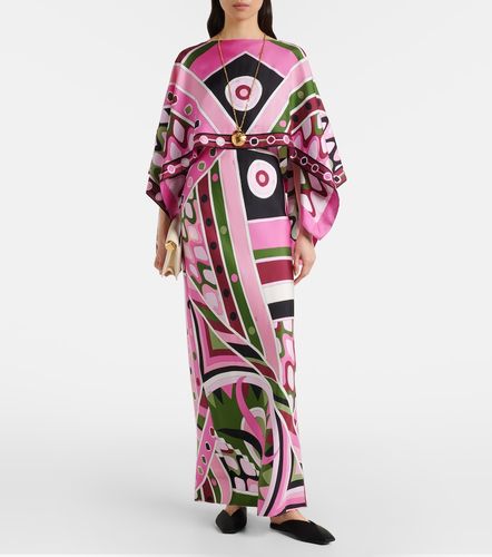 Vestido largo Vivara de satén de seda a capas - Pucci - Modalova