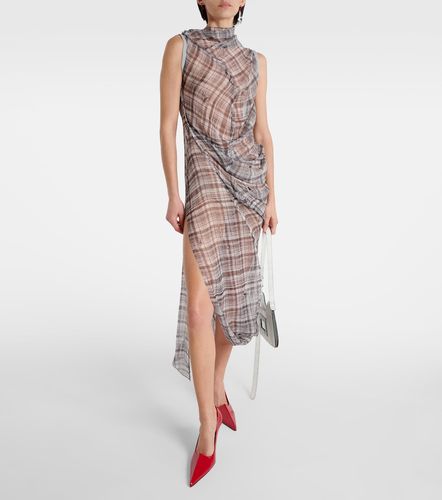 Vestido midi Dsaam de seda drapeado - Acne Studios - Modalova
