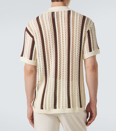 Camicia Pinto in cotone crochet a righe - Frescobol Carioca - Modalova