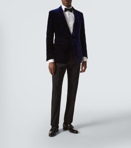 Tom Ford Blazer Shelton in velluto - Tom Ford - Modalova