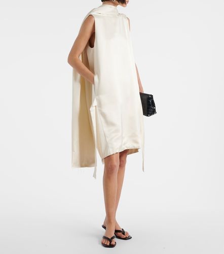 Cocoon deconstructed satin minidress - Toteme - Modalova