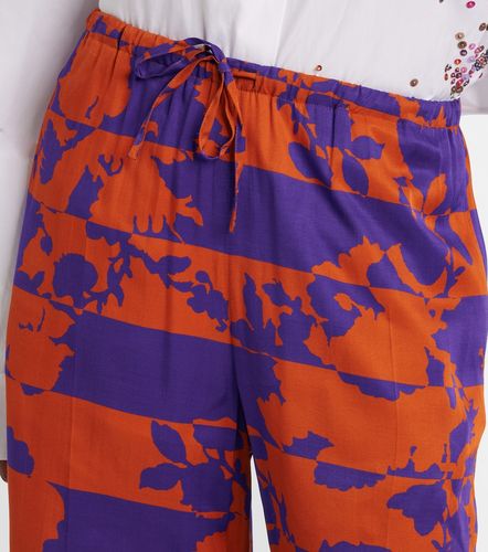Printed wide-leg pants - Dries Van Noten - Modalova