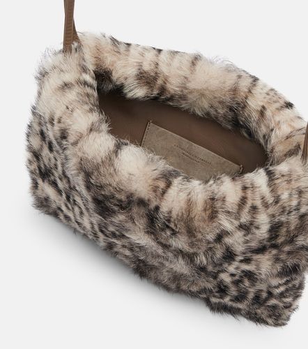 Borsa a spalla Mellow Small in shearling - Brunello Cucinelli - Modalova
