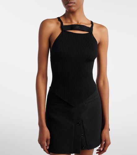 Courreges Ribbed-knit tank top - Courreges - Modalova