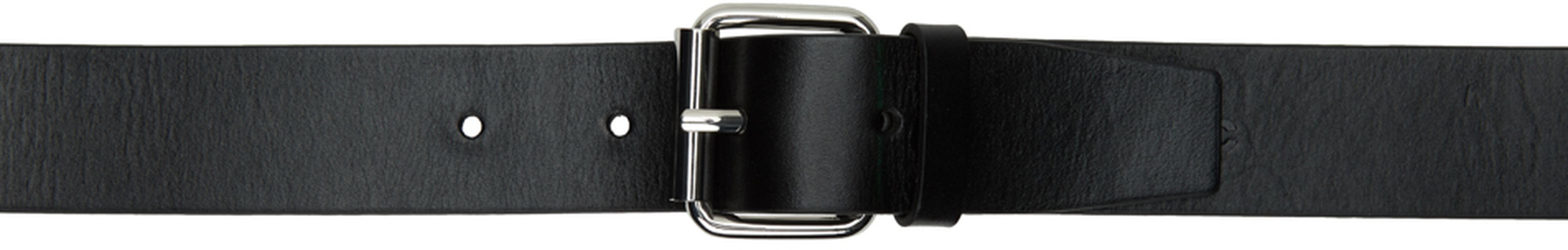 Double Buckle Leather Belt - 032c - Modalova