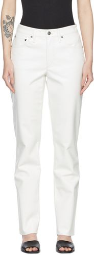 White Lyle Recycled Leather Pants - AGOLDE - Modalova