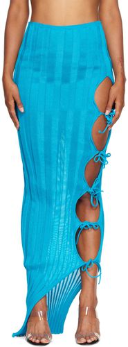SSENSE Exclusive Blue Katrine String Maxi Skirt - a. roege hove - Modalova