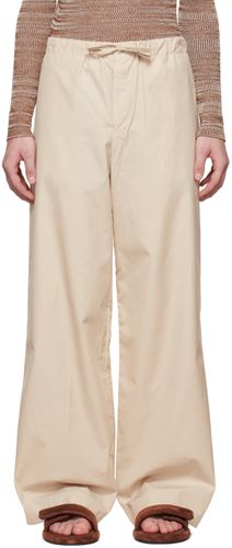 SSENSE Exclusive Beige Pyjama Trousers - Rier - Modalova