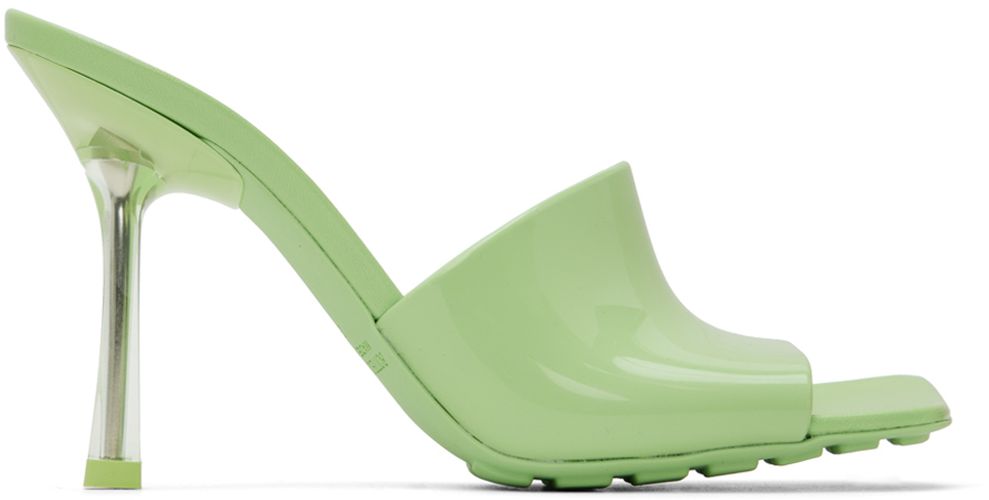 Green Pudding Heeled Sandals - Bottega Veneta - Modalova