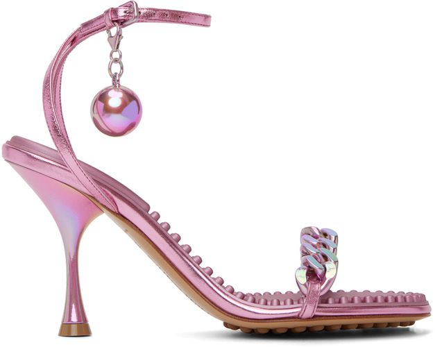 Pink Dot Heeled Sandals - Bottega Veneta - Modalova