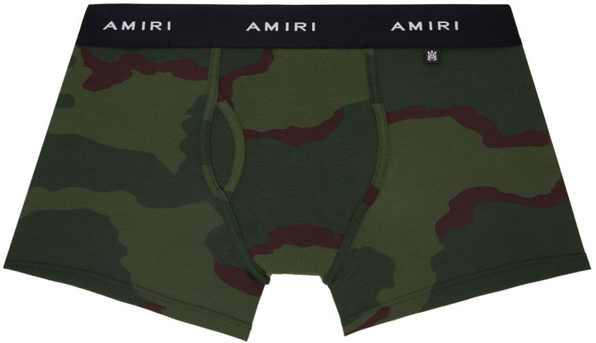 AMIRI Green Camo Boxer Briefs - AMIRI - Modalova