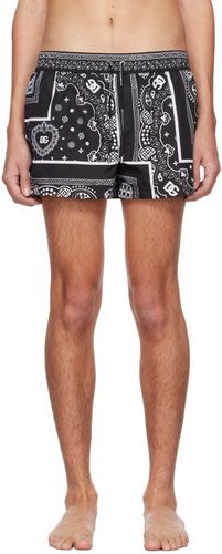 Black Short Swim Trunks - Dolce & Gabbana - Modalova
