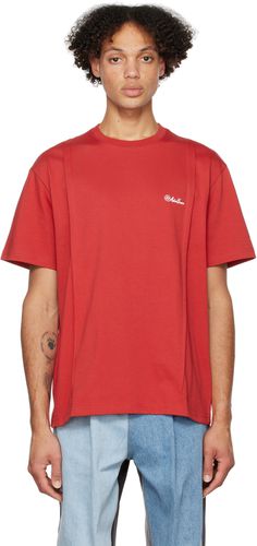ADER error Red Fluic T-Shirt - ADER error - Modalova