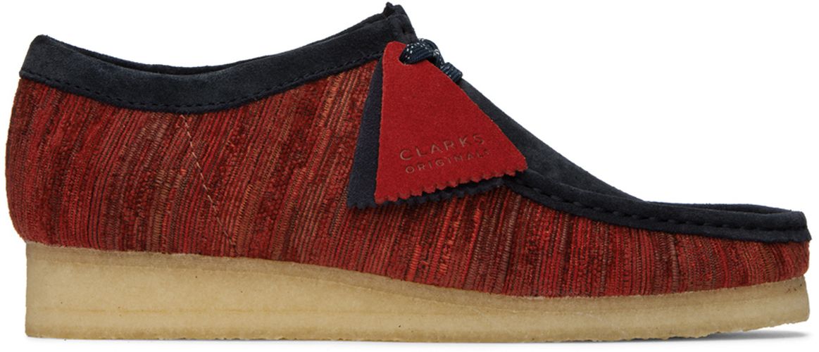 Red & Navy Wallabee Derbys - Clarks Originals - Modalova
