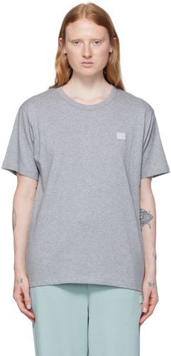 Grey Organic Cotton T-Shirt - Acne Studios - Modalova