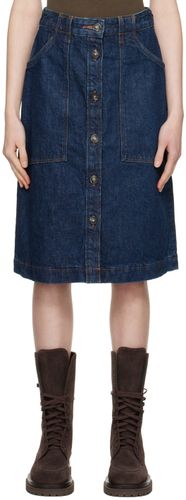 A.P.C. Indigo Jade Midi Skirt - A.P.C. - Modalova
