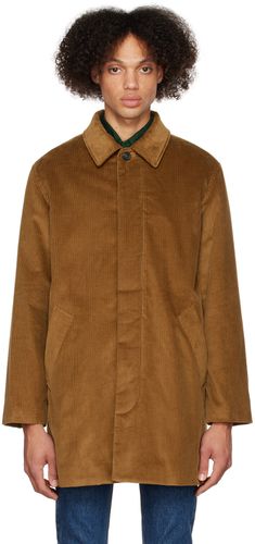 A.P.C. Brown Cotton Coat - A.P.C. - Modalova