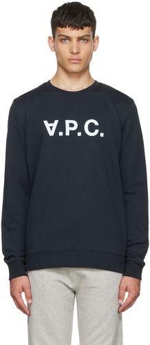 A.P.C. Navy Cotton Sweatshirt - A.P.C. - Modalova