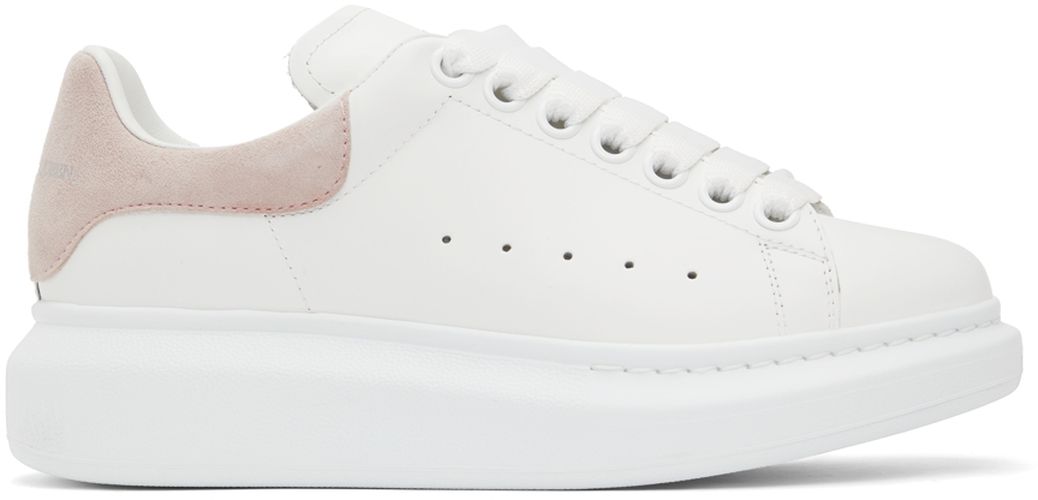 White & Pink Oversized Sneakers - Alexander McQueen - Modalova