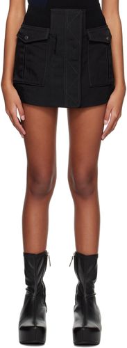 Dion Lee Black Bomber Miniskirt - Dion Lee - Modalova
