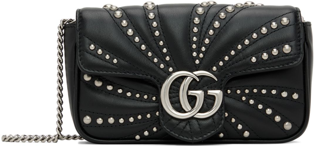Gucci Black Mini GG Marmont Bag - Gucci - Modalova