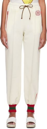 Gucci Off-White Patch Lounge Pants - Gucci - Modalova