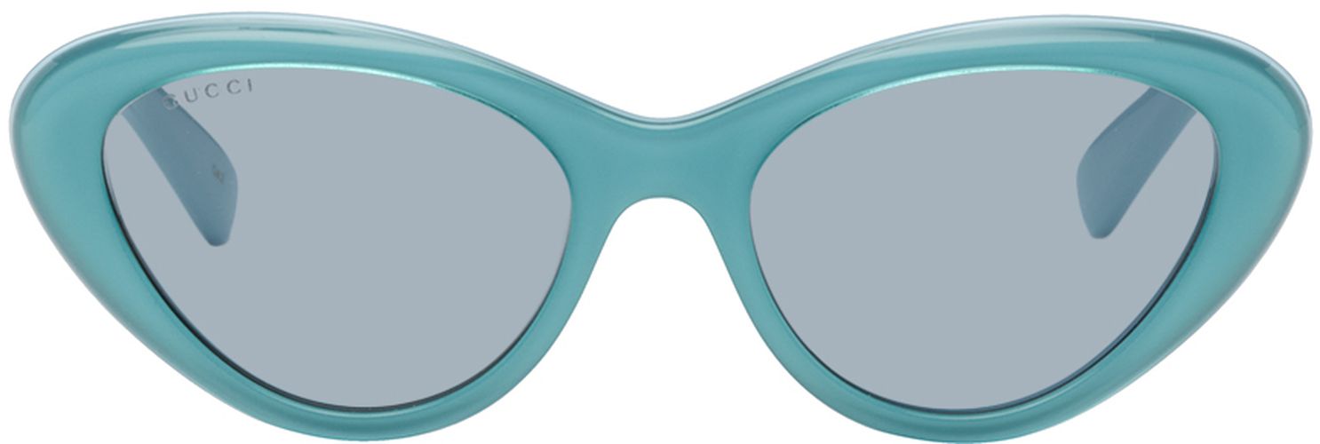 Gucci Blue Cat-Eye Sunglasses - Gucci - Modalova
