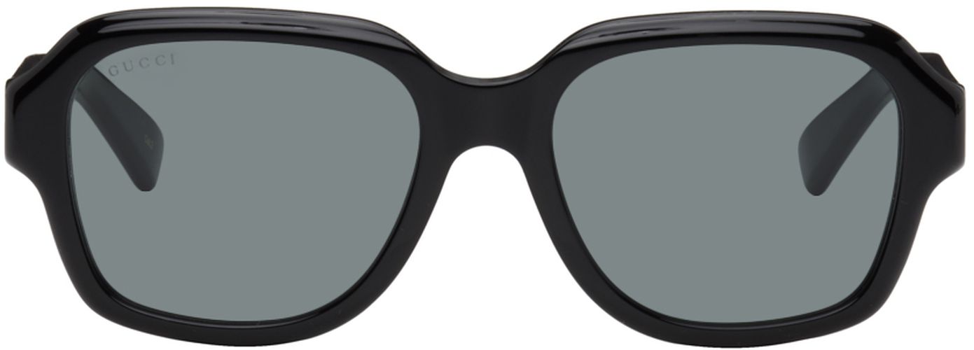 Gucci Black Square Sunglasses - Gucci - Modalova