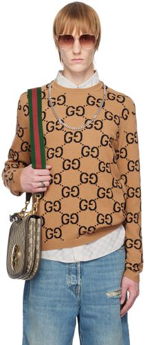 Gucci Tan GG Sweater - Gucci - Modalova