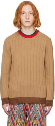 Gucci Brown Camel Hair Sweater - Gucci - Modalova