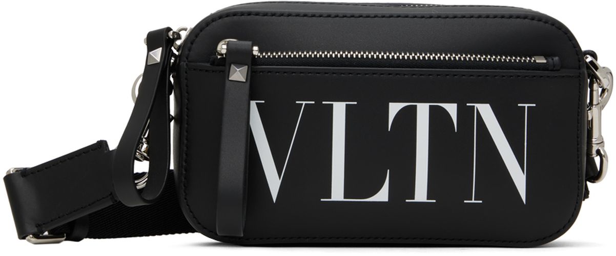 Black Small 'VLTN' Messenger Bag - Valentino Garavani - Modalova