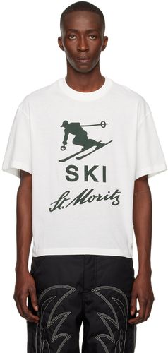 Bally White Ski St Moritz T-Shirt - Bally - Modalova