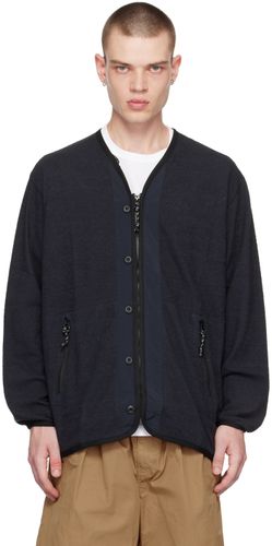 Black Zip Cardigan - Comme des Garçons Homme - Modalova