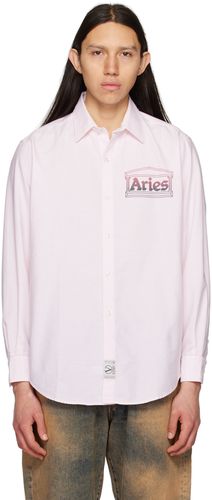 Aries Pink Stripe Shirt - Aries - Modalova