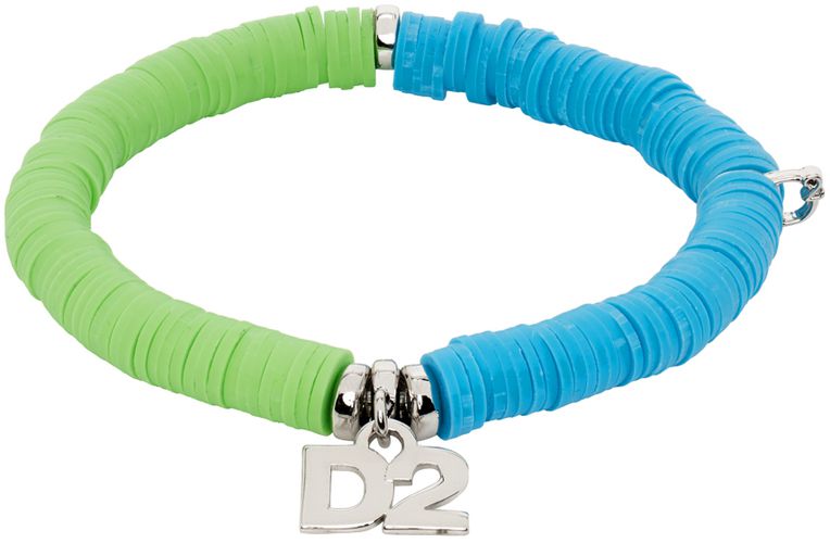 Green & Blue D2 Charm Bracelet - Dsquared2 - Modalova