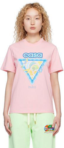 Casablanca Pink Armadillo T-Shirt - Casablanca - Modalova