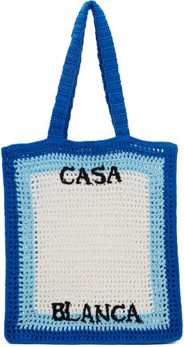 Casablanca Blue Crochet Tote - Casablanca - Modalova