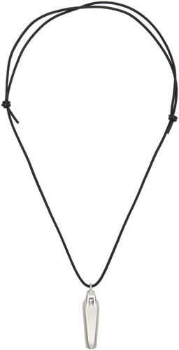 Black & Silver Sarcophagus Necklace - Rick Owens - Modalova
