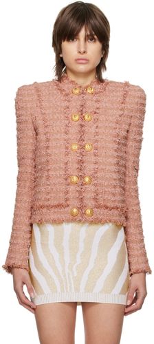 Balmain Pink Fringed Blazer - Balmain - Modalova