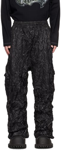 We11done Black Crumpled Trousers - We11done - Modalova