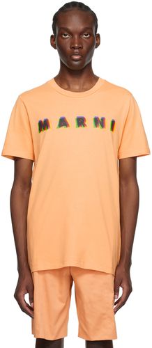 Marni Orange Printed T-Shirt - Marni - Modalova