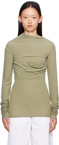 Draped Long Sleeve T-Shirt - Paris Georgia - Modalova