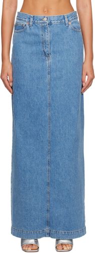 Split Denim Maxi Skirt - Magda Butrym - Modalova