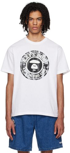 White Moonface T-Shirt - AAPE by A Bathing Ape - Modalova