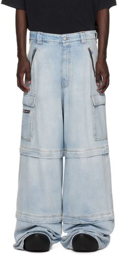 Blue Transformer Baggy Jeans - VETEMENTS - Modalova