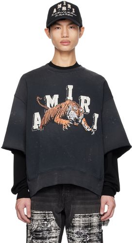AMIRI Black Tiger Sweatshirt - AMIRI - Modalova