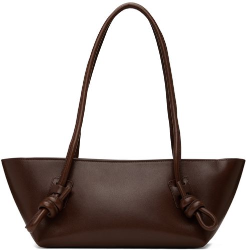 HEREU Shopper CALELLA with pouch in brown/ dark brown