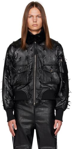 Flight Faux-Leather Jacket - Juntae Kim - Modalova